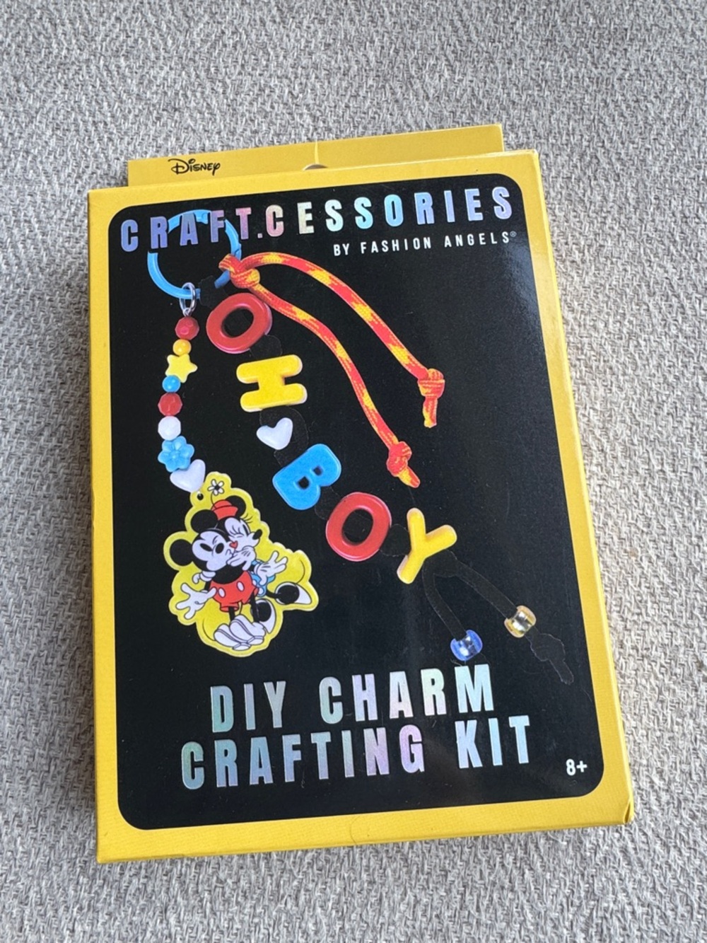 Disney DIY Charm Crafting Kit - Yellow, Black & Multicolor
